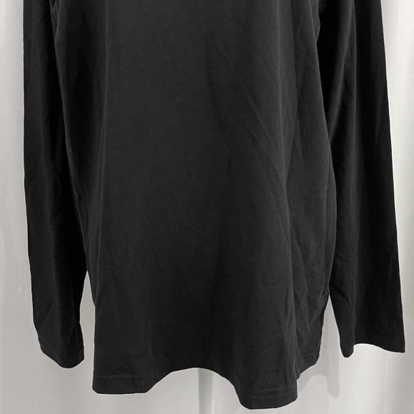 New BP Love Always Wins Metallic Print Long Sleeve Tee Black Unisex Size Small - Picture 7 of 16